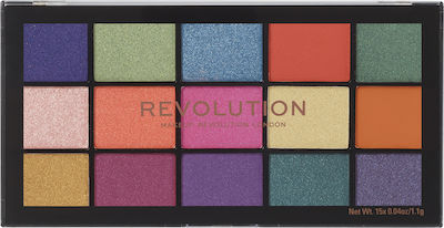 Revolution Beauty Reloaded Παλέτα με Σκιές Ματιών σε Στερεή Μορφή Passion For Color 16.5gr