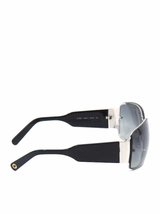 Burberry Women's Sunglasses with Black Horn-Rimmed Frame and Grey Gradient Lenses BE3004 100511