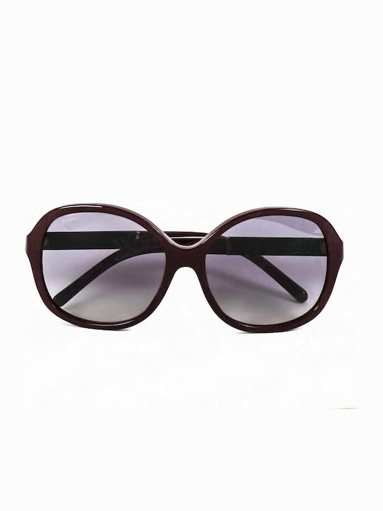 Burberry Sunglasses Burgundy with Acetate Frame Burberry Sunglasses Burgundy with Acetate Frame