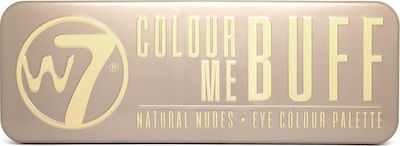 W7 Cosmetics Colour Me Buff Παλέτα με Σκιές Ματιών σε Στερεή Μορφή Natural Nudes 15.6gr