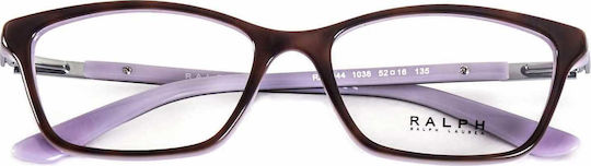 Ralph Lauren Plastic Eyeglass Frame Butterfly Brown Tortoise PH7044 1038