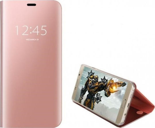 Hurtel Clear View Book Rose Gold (Galaxy S8)