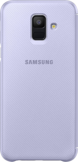 Samsung Book Δερματίνης Μωβ (Galaxy A6+ 2018) WW