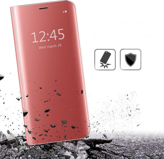 Hurtel Clear View Book Rose Gold (Galaxy S8)
