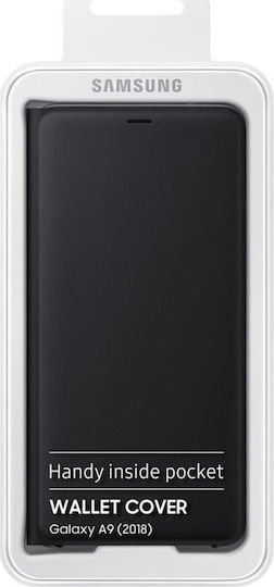 Samsung Book Synthetic Leather Black (Galaxy A9 2018)