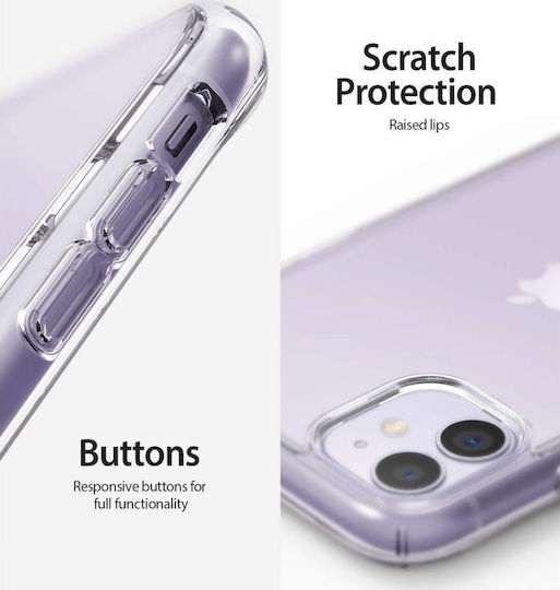 Ringke Back Cover Σιλικόνης 2mm Διάφανο (iPhone 11)