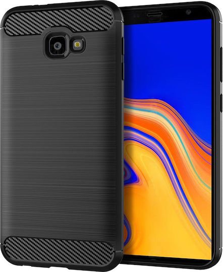Hurtel Plus 2018 Umschlag Rückseite Kunststoff Schwarz (Galaxy J4+)