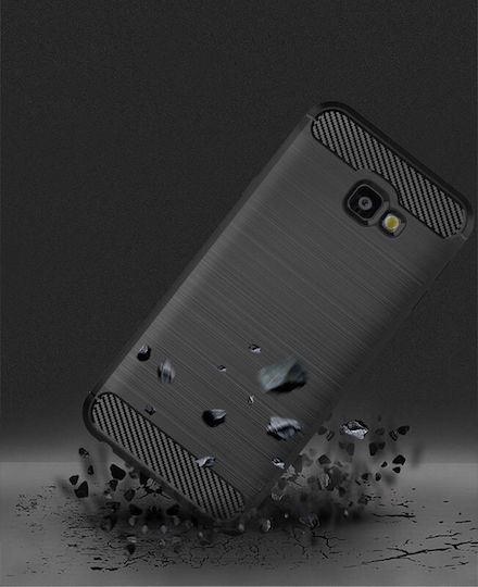 Hurtel Plus 2018 Umschlag Rückseite Kunststoff Schwarz (Galaxy J4+)