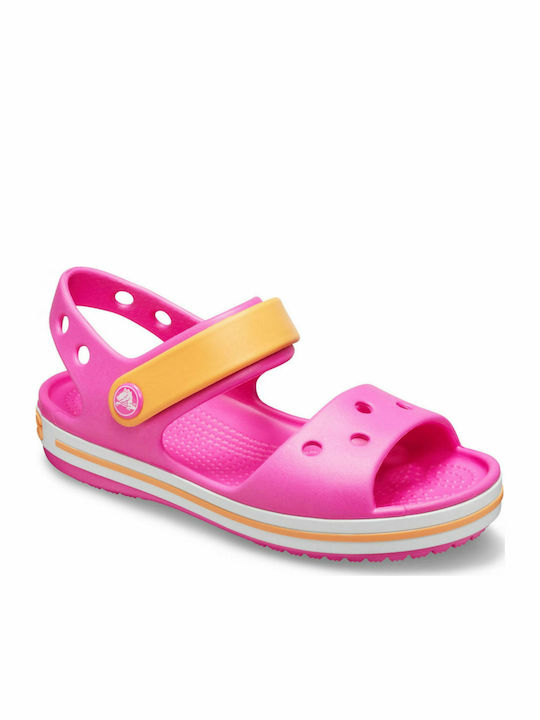Crocs Παιδικά Ανατομικά Παπουτσάκια Θαλάσσης Crocband Ροζ