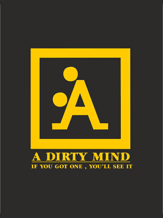 Un tricou Dirty Mind - KELLY GREEN