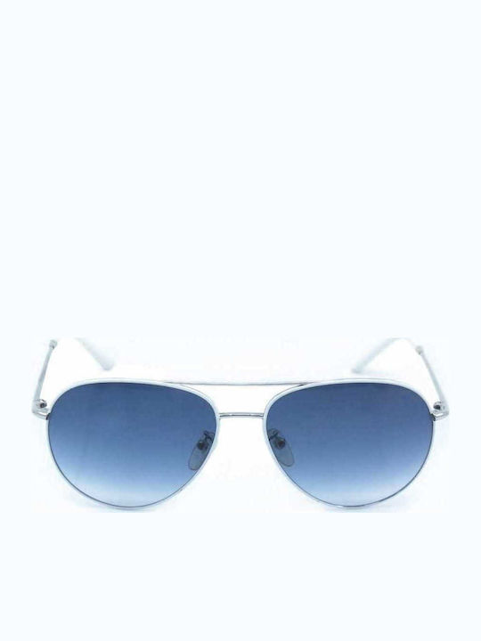 Furla Unisex Sunglasses with Silver Metal Frame 4182G 0528