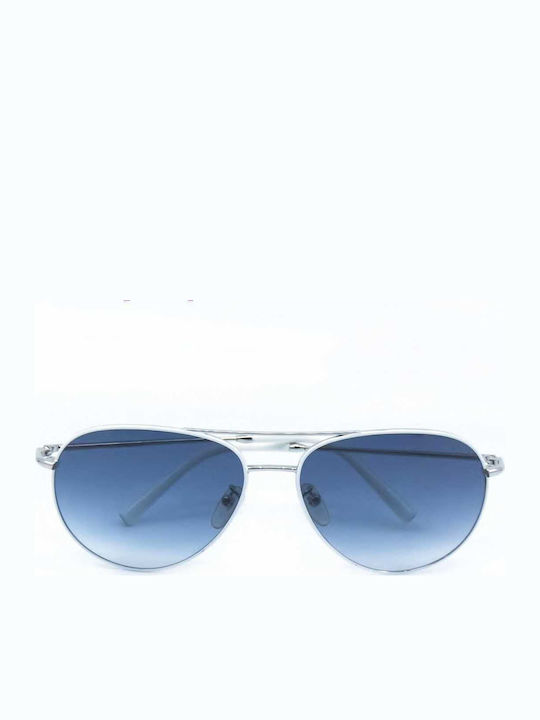 Furla Sunglasses with Silver Metal Frame 4182G 0528