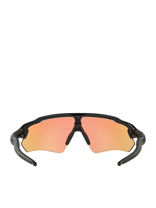 Oakley Radar Ev Path Men's Sunglasses with Black Plastic Frame and Purple Mirror Lens
