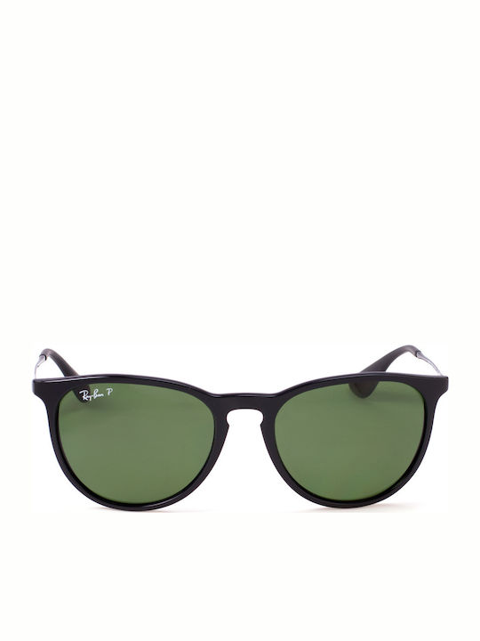 Ray Ban Erika Дамски Слънчеви Очила с Черна Рамка и Зелени Поляризирани Стъкла RB4171 601/2P