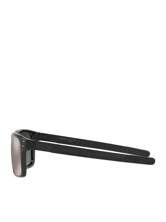 Oakley Holbrook Mix Bărbătești Ochelari de soare cu Negru Cadru și Negru Polarized Oglindă Lentilă
