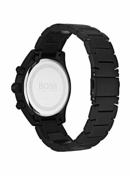 Boss Grand Prix Ρολόι Μπαταρίας με Μεταλλικό Μπρασελέ
