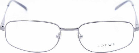 Loewe Männlich Metallisch Brillenrahmen Silber VLW201 SA5