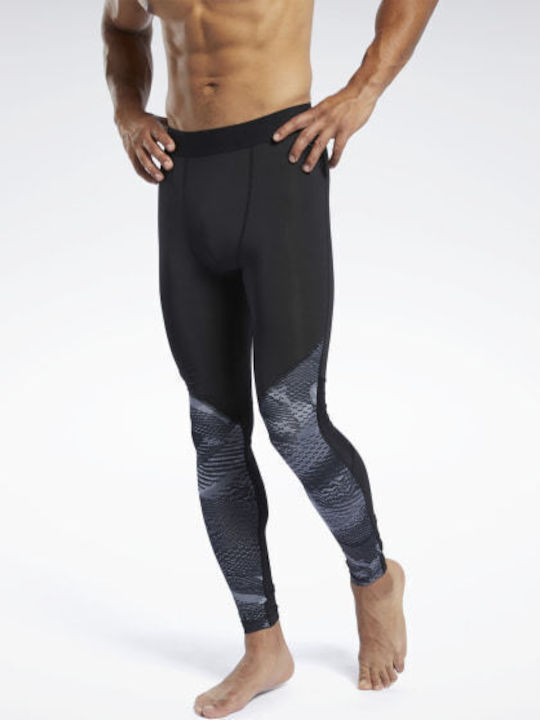 Reebok Speedwick Мъжки термо панталон Черен