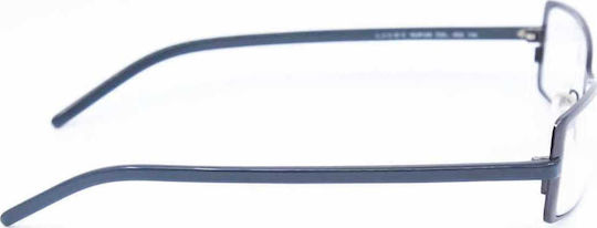 Loewe Weiblich Metallisch Brillenrahmen Marineblau VLW149K33
