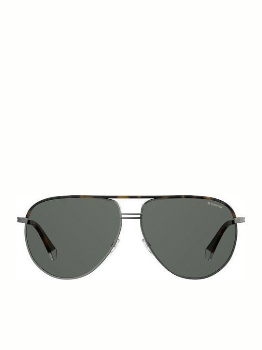 Polaroid Sonnenbrillen mit Gold Rahmen und Schwarz Polarisiert Linse PLD2089/S/X 31Z