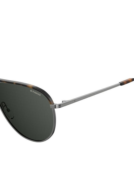 Polaroid Men's Sunglasses with Brown Metallic Frame and Black Polarized Lenses PLD2089/S/X 31Z