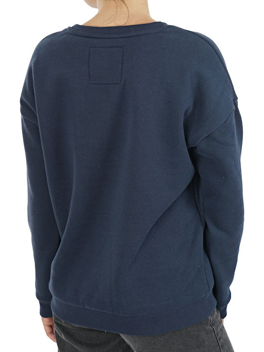 Applique Γυναικείο Φούτερ Navy Μπλε