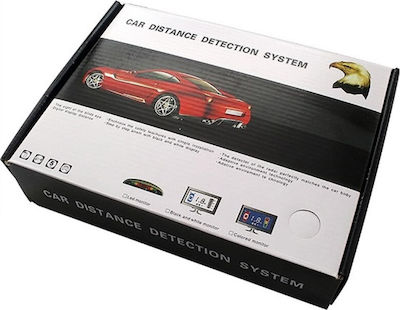 Car Parking System with Screen and 8 Sensors in Black Colour GT08