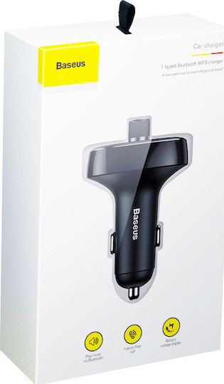 Baseus FM предавател за кола с USB / Bluetooth / MicroSD