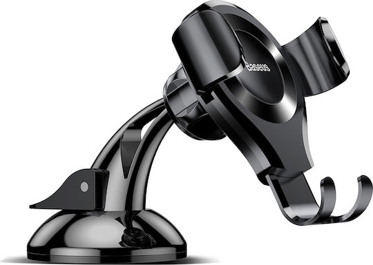 Baseus Osculum Car Mobile Mount with Adjustable Hooks Black
