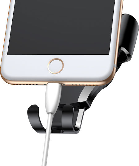 Baseus Osculum Car Mobile Mount with Adjustable Hooks Black