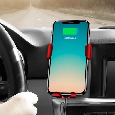 Baseus Car Mount for Phone Qi Wireless Fast Charger Air Vent Gravity Car Moun with Adjustable Hooks and Wireless Charging