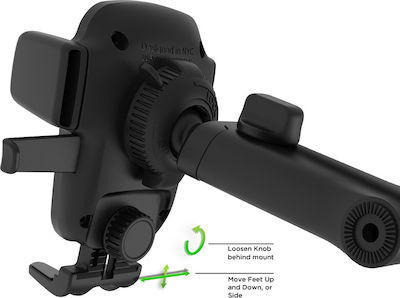 iOttie Βάση Κινητού Αυτοκινήτου Easy One Touch 4 Dash & Windshield Mount με Ρυθμιζόμενο Βραχίονα