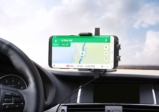 iOttie Βάση Κινητού Αυτοκινήτου Easy One Touch Wireless Fast Charging Dash & Winds με Ρυθμιζόμενα Άγκιστρα και Ασύρματη Φόρτιση