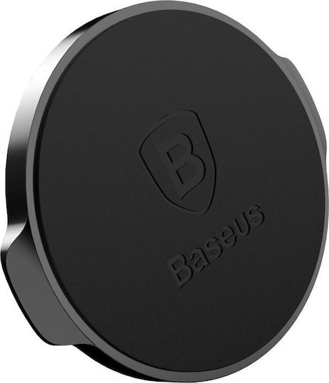 Baseus Магнитна Стойка с Вендуза и Малки Издатини, Плосък Тип Стойка за Телефон за Кола с Магнит, Черна