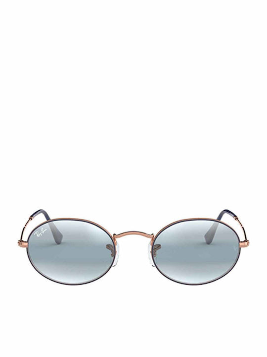 Ray Ban Crystal Γυαλιά Ηλίου Ροζ Χρυσά με Μεταλλικό Σκελετό