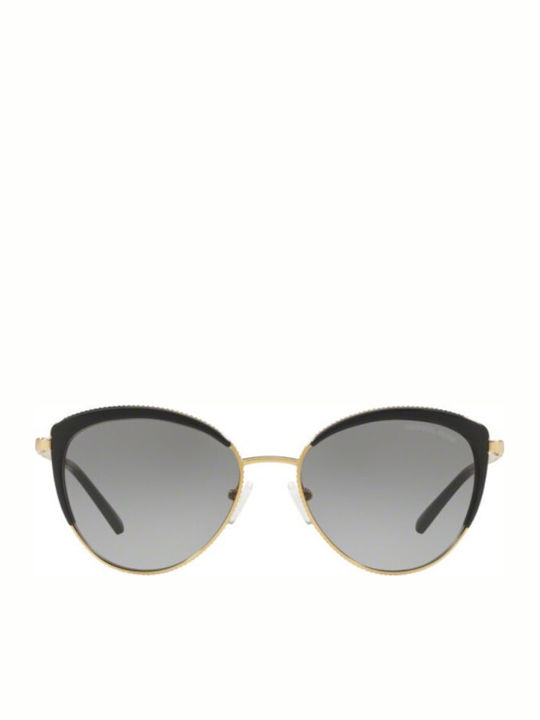 Michael Kors Key Biscayne Γυαλιά Ηλίου Μαύρα με Mixed Σκελετό Michael Kors Key Biscayne Γυαλιά Ηλίου Μαύρα με Mixed Σκελετό