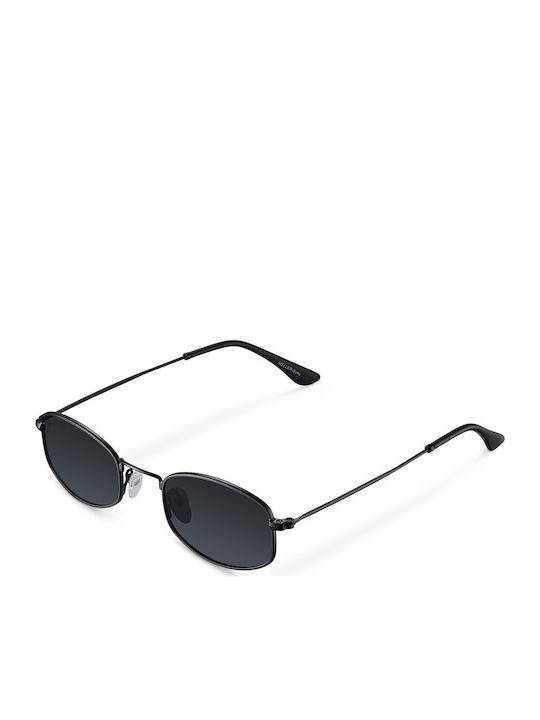 Meller Suku Sunglasses with Black Metal Frame and Black Lens S-TUTCAR