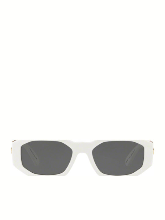 Versace Unisex Sunglasses with White Plastic Frame and Gray Lens VE4361 401/87