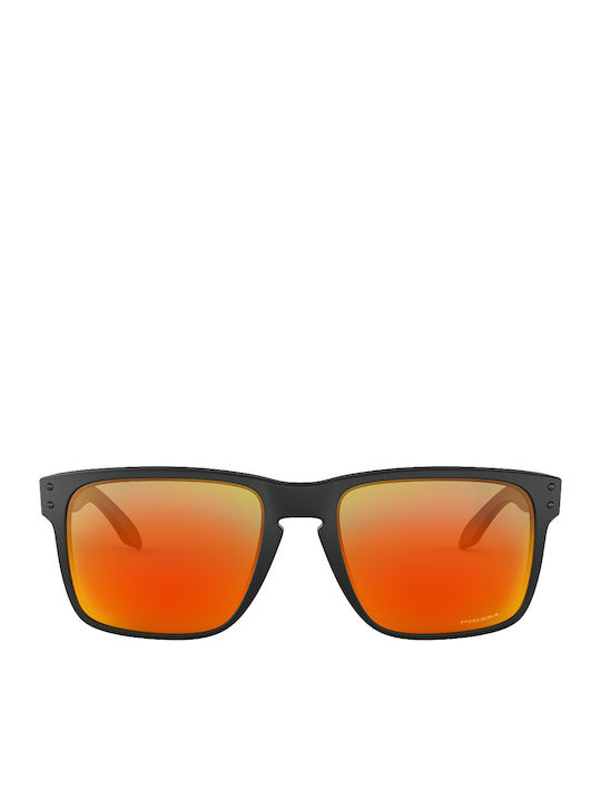 Oakley Holbrook XL Men's Sunglasses with Black Plastic Frame and Orange Mirror Lens OO9417-04