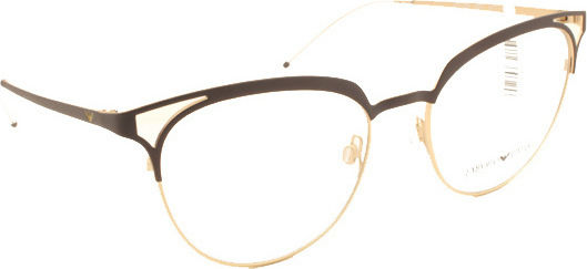 Emporio Armani Metal Eyeglass Frame Cat Eye Brown EA1082 3251