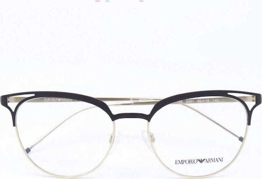 Emporio Armani Metal Eyeglass Frame Cat Eye Brown EA1082 3251