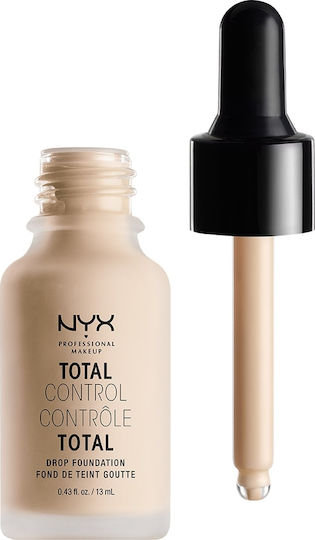 NYX Professional Makeup Total Control Drop Liquid Make Up Alabaster 13ml