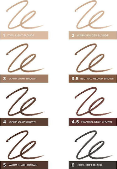 Benefit Precisely My Brow Bleistift Mini Mini Augenbrauen-Make-up 3 Warme Helle Braune