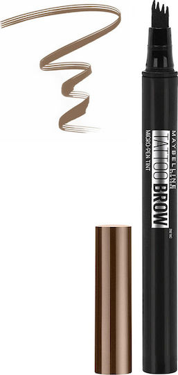 Maybelline Tattoo Brow Στυλό για Φρύδια 120 Medium Brown