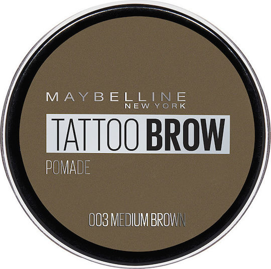 Maybelline Tattoo Brow Wasserdichte Pomade für Augenbrauen 03 Medium Brown