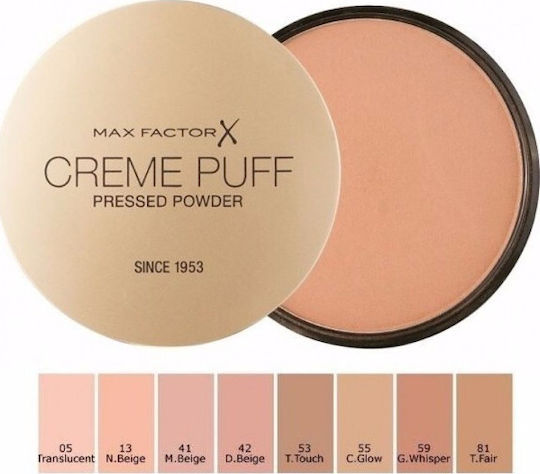 Max Factor Creme Puff Powder Compact Powder 81 Trully Fair 14gr