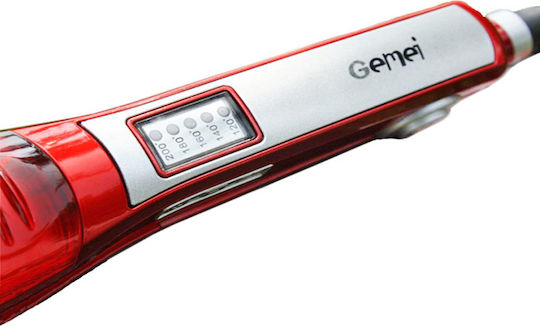 Gemei GM-1991 Hair Straightener with Steam and Ceramic Plates Ionic 65W