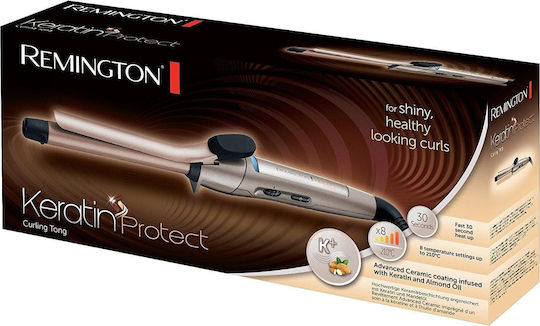 Remington Tong Keratin Protect Ψαλίδι Μαλλιών για Μπούκλες 19mm 36W CI5318