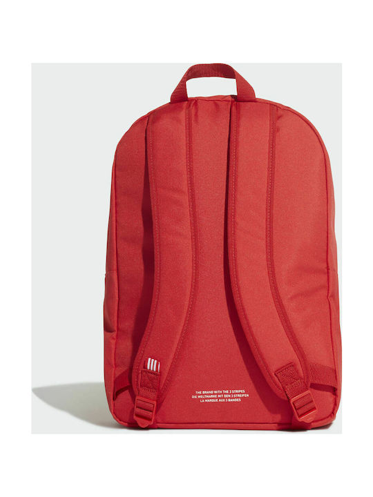 Adidas Classic Adicolor Männlich Stoff Rucksack Rot 24Es