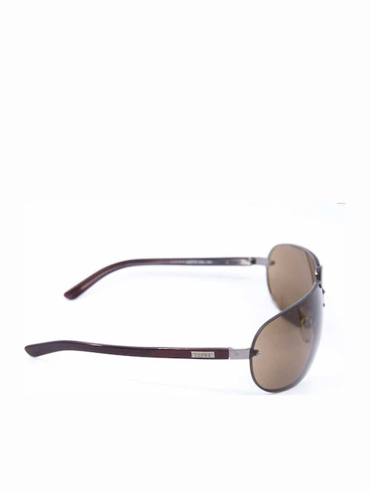 Loewe Unisex Γυαλιά Ηλίου με Καφέ Μεταλλικό Σκελετό SLW178 568